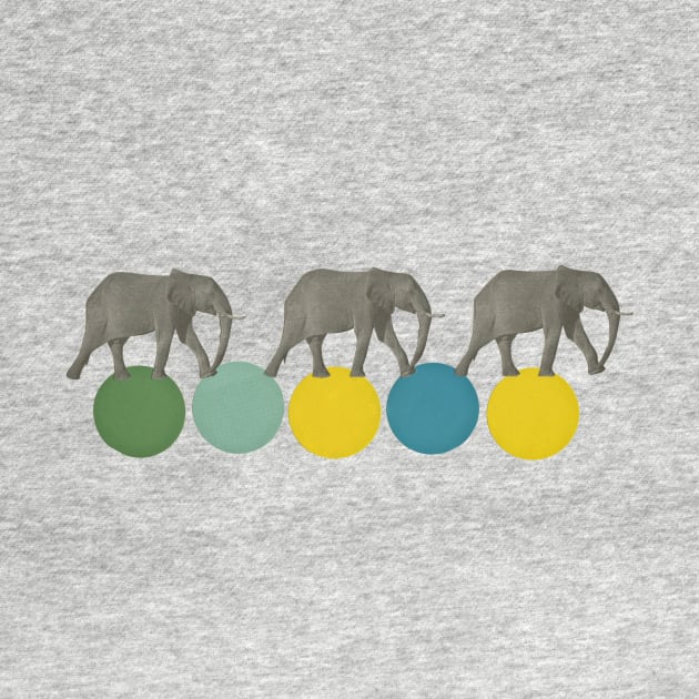 Travelling Elephants by Cassia